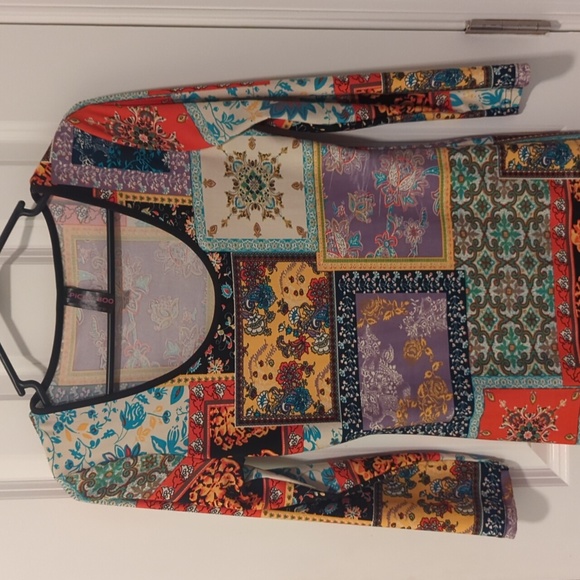 Multi Color Stretch Spanx Dress - Picture 2 of 5